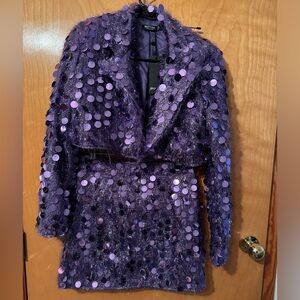 ✨brand new nasty gal sequin suit✨